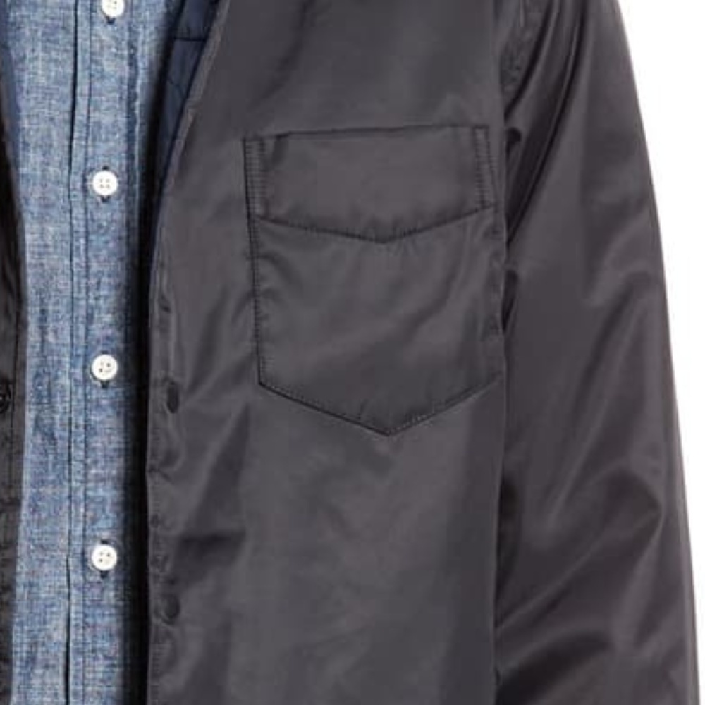 Outerknown Evolution Shirt Jacket Black Medium - Picture 7 of 7